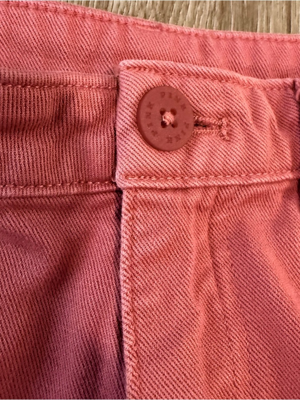 PINK Victoria's Secret Utility Cargo Pants Small Mauve Pink Wide Leg Cotton Y2K - Picture 3 of 6